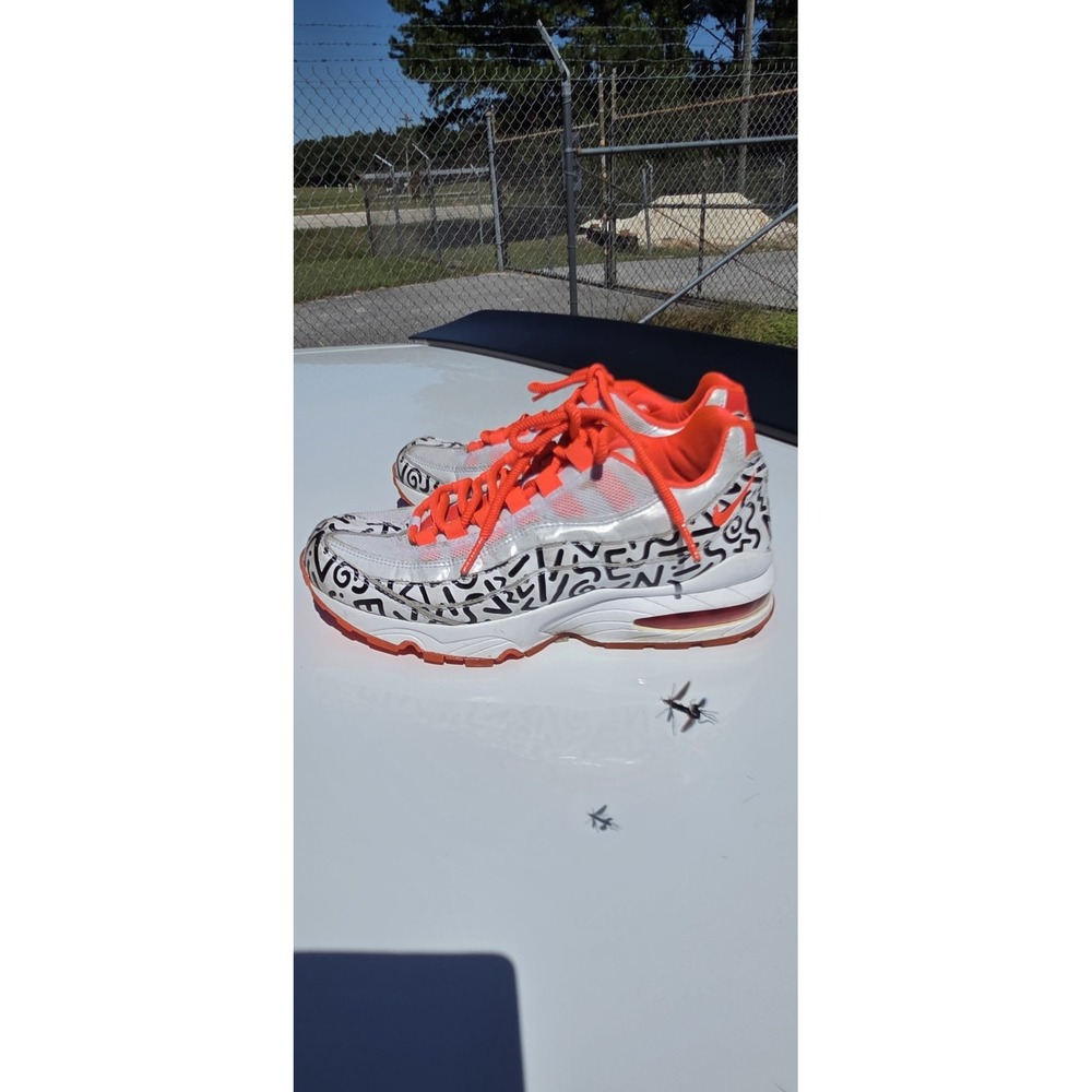 Nike Air Max 95 QS GS "Bright Crimson" Size 6.5 Youth, Reflects, Casual, School